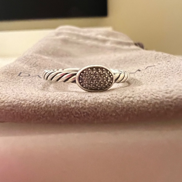 David Yurman Cable Collectible Oval Ring Size 7 - Picture 3 of 4